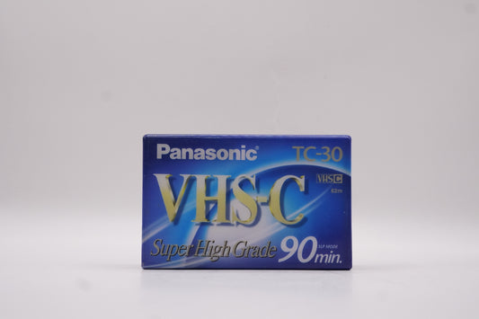 Panasonic VHS-C TC-30 – Super High Grade (SHG) – 90 min