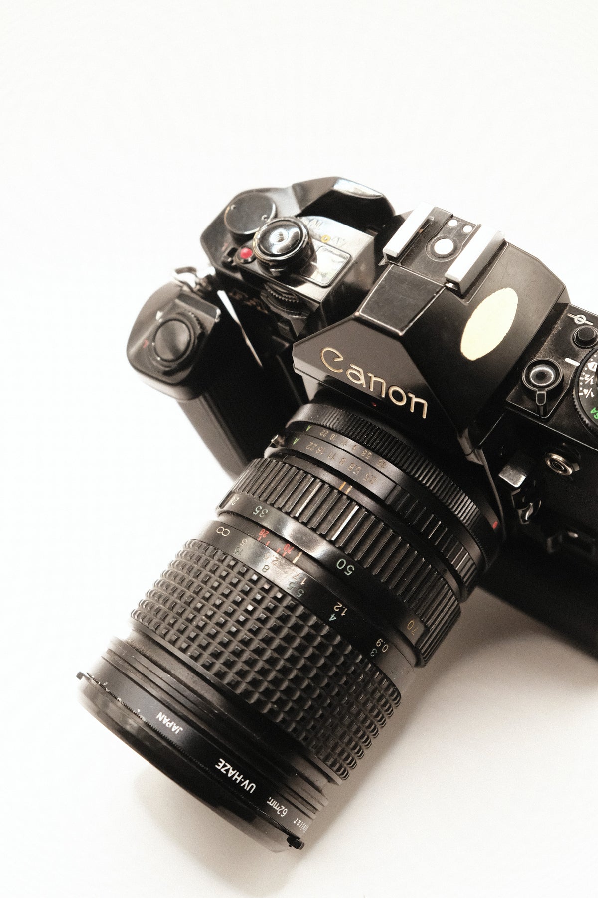 Canon A-1 + Motor Drive MA + 2 Lentes