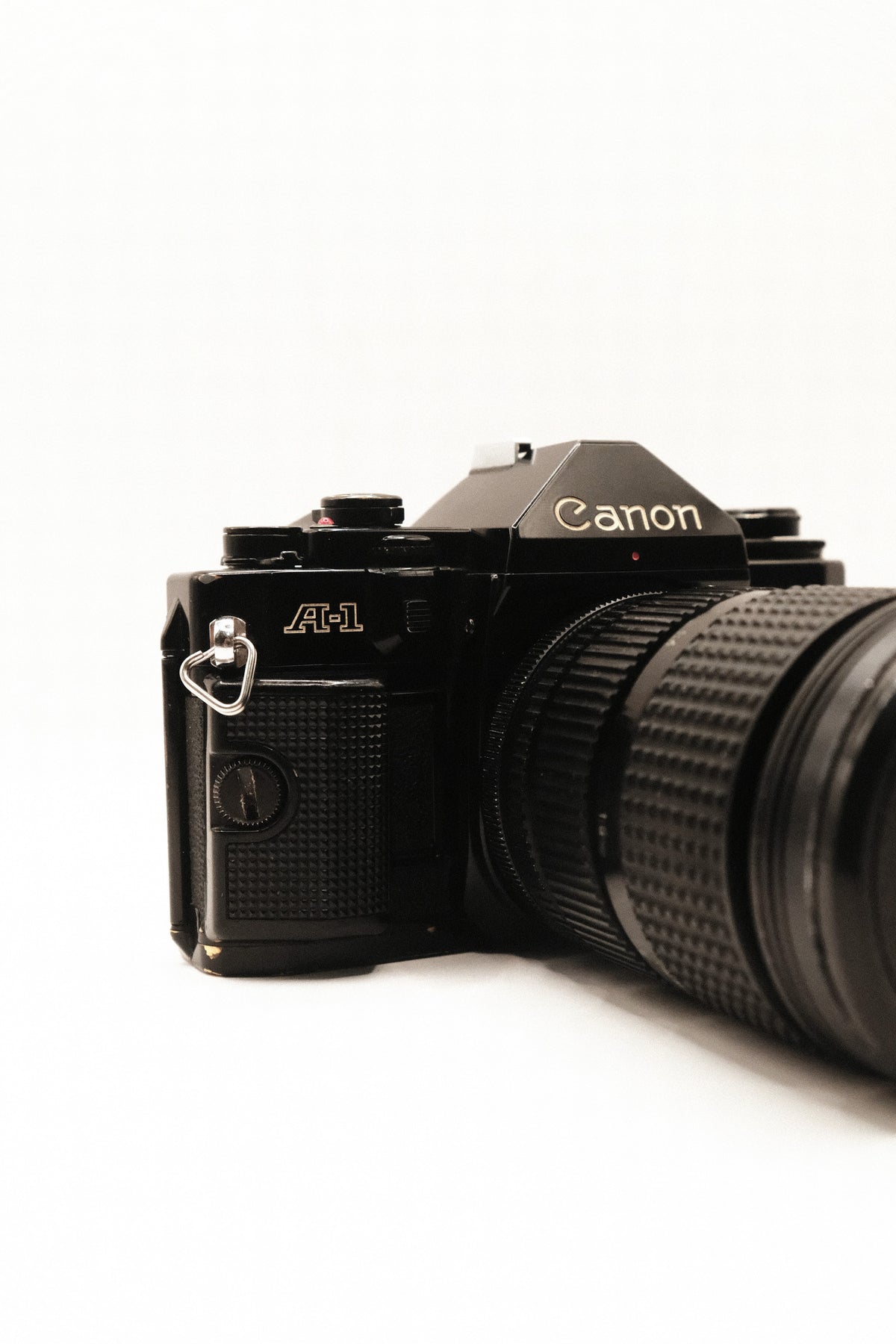 Canon A-1 + Motor Drive MA + 2 Lentes